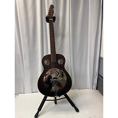 Fender Used Fender Brown Derby Natural Resonator Guitar