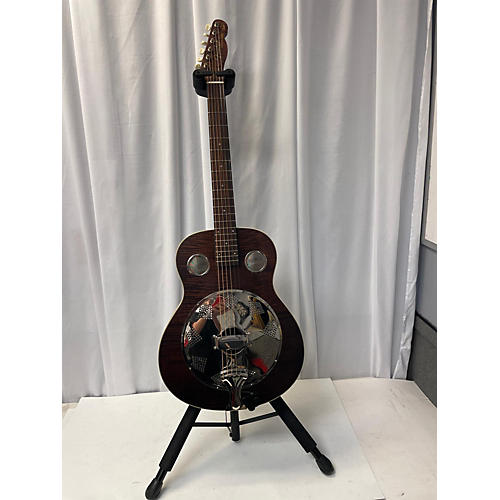 Fender Used Fender Brown Derby Natural Resonator Guitar Natural