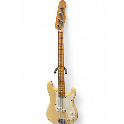 Used Fender Bullet Bass Deluxe Cream Electric Bass Guitar