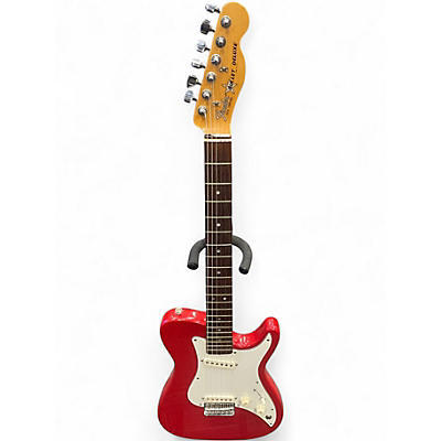Used Fender Bullet Deluxe Red Solid Body Electric Guitar