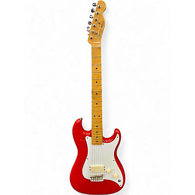 Used Fender Bullet H1 Red Solid Body Electric Guitar