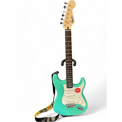 Fender Used Fender Bullet SSS Stratocaster Surf Green Solid Body Electric Guitar