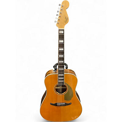 Used Fender CALIFORNIA KING VINTAGE Natural Acoustic Electric Guitar