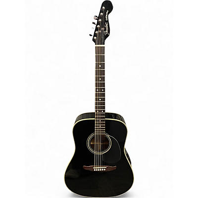 Used Fender CATALINA Black Acoustic Guitar