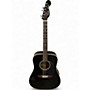 Used Fender CATALINA Black Acoustic Guitar Black