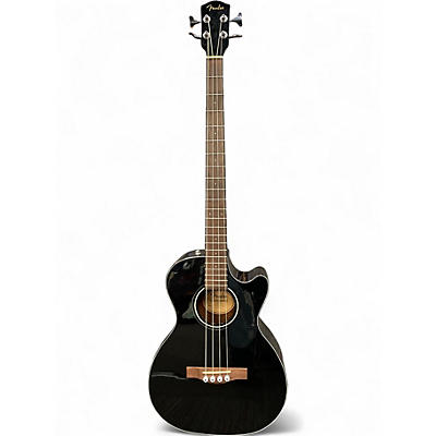 Used Fender CB 60CE Black Acoustic Bass Guitar