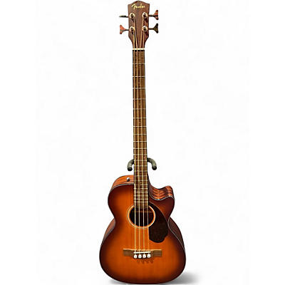 Used Fender CB-60SCE ACB 2 Color Sunburst Acoustic Bass Guitar
