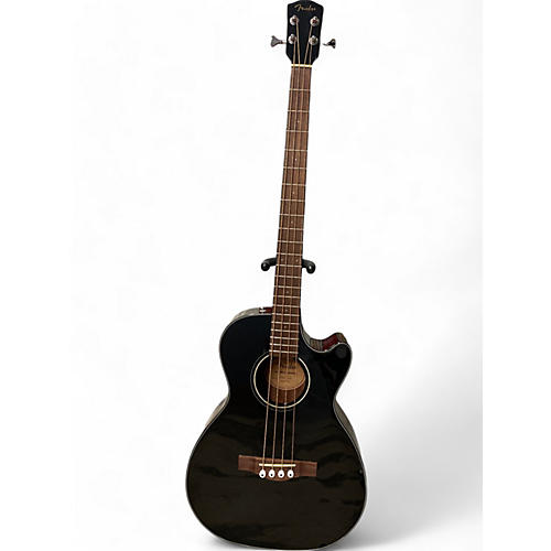 Fender Used Fender CB-60SCE Black Acoustic Bass Guitar Black