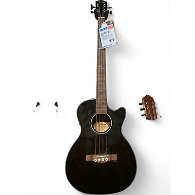 Used Fender CB-60SCE Black Acoustic Bass Guitar