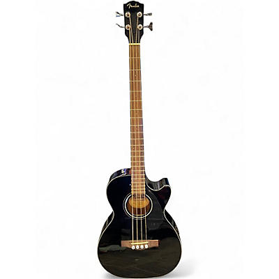 Used Fender CB-60SCE Black Acoustic Bass Guitar
