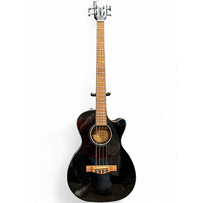 Used Fender CB-60SCE Black Acoustic Bass Guitar