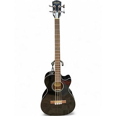 Used Fender CB-60SCE Black Acoustic Bass Guitar