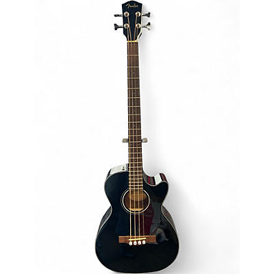 Used Fender CB-60SCE Black Acoustic Bass Guitar