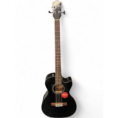 Used Fender CB-60SCE Black Acoustic Bass Guitar