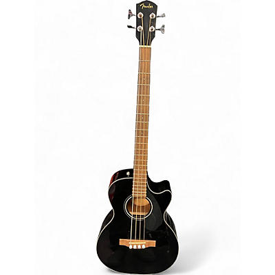 Used Fender CB-60SCE Black Acoustic Bass Guitar