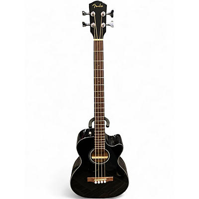 Used Fender CB-60SCE Black Acoustic Bass Guitar