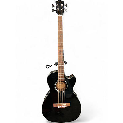 Used Fender CB 60SCE Black Acoustic Bass Guitar