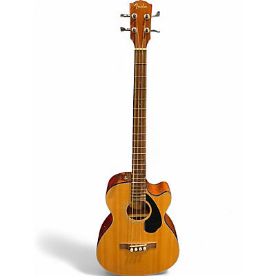 Used Fender CB-60SCE Natural Acoustic Bass Guitar