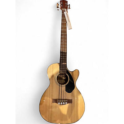 Used Fender CB 60SCE Natural Acoustic Bass Guitar