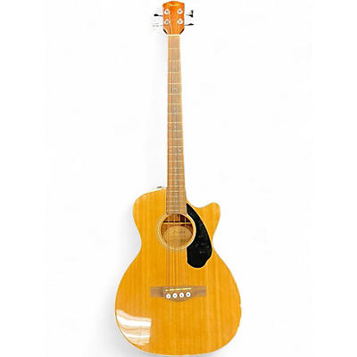 Used Fender CB-60SCE Natural Acoustic Bass Guitar