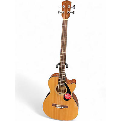 Used Fender CB-60SCE Natural Acoustic Bass Guitar