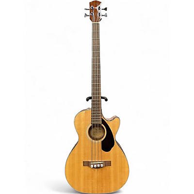 Used Fender CB-60SCE Natural Acoustic Bass Guitar