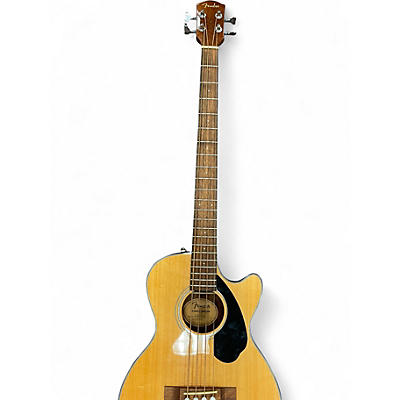 Used Fender CB-60SCE Natural Acoustic Bass Guitar