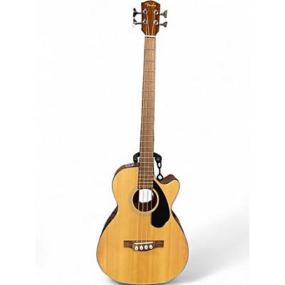Used Fender CB-60SCE Natural Acoustic Bass Guitar