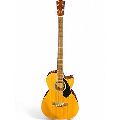 Used Fender CB-60SCE Natural Acoustic Bass Guitar