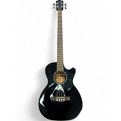 Used Fender CB60SCE Black Acoustic Bass Guitar