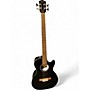Used Fender CB60SCE Black Acoustic Bass Guitar Black