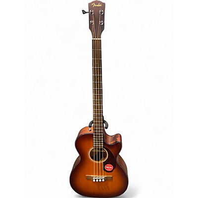 Used Fender CB60SCE COGNIAC BURST Acoustic Bass Guitar