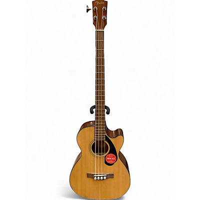 Used Fender CB60SCE NATURAL Acoustic Bass Guitar