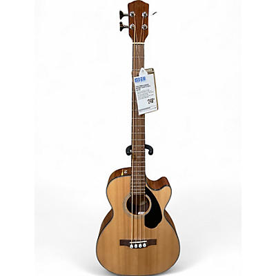 Used Fender CB60SCE Natural Acoustic Bass Guitar