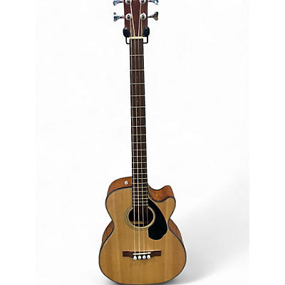 Used Fender CB60SCE Natural Acoustic Bass Guitar