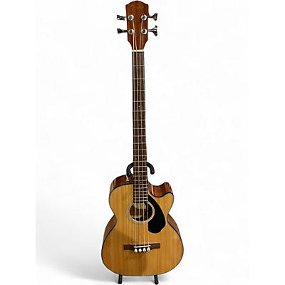 Used Fender CB60SCE Natural Acoustic Bass Guitar