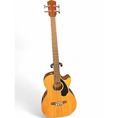 Used Fender CB60SCE Natural Acoustic Bass Guitar