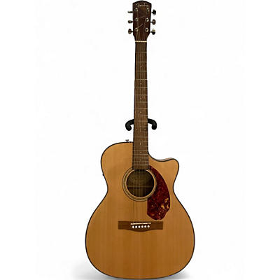 Used Fender CC140SCE Natural Acoustic Electric Guitar
