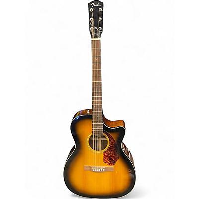 Used Fender CC140SCE Sandburst Acoustic Electric Guitar