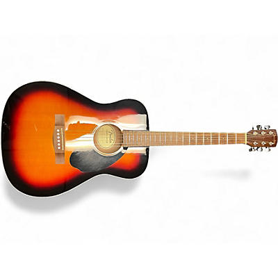 Used Fender CC60S 2 Color Sunburst Acoustic Guitar