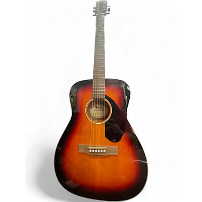 Used Fender CC60S 3 Color Sunburst Acoustic Guitar