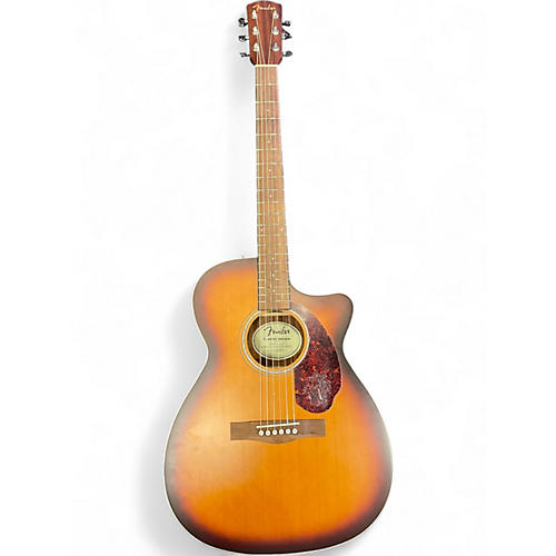 Used Fender CC60SCE 2 Tone Sunburst Acoustic Electric Guitar 2 Tone Sunburst