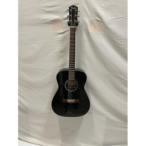 Fender Used Fender CC60SCE Black Acoustic Electric Guitar Black