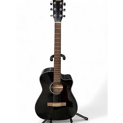 Fender Used Fender CC60SCE Black Acoustic Electric Guitar