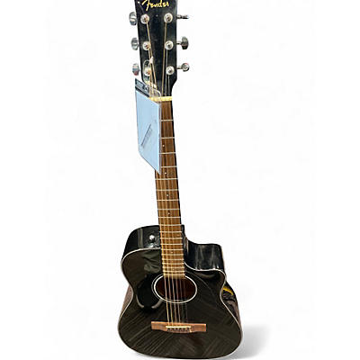 Used Fender CC60SCE Black Acoustic Electric Guitar