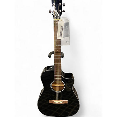 Used Fender CC60SCE Black Acoustic Electric Guitar