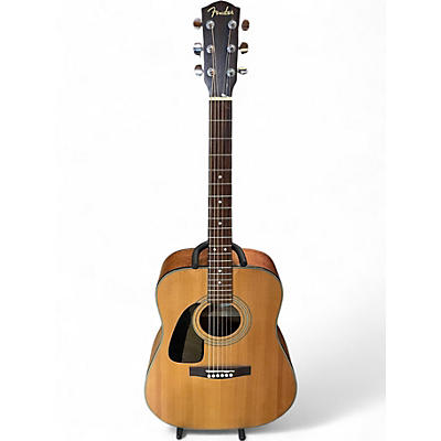 Used Fender CC60SCE LEFT HANDED Natural Acoustic Electric Guitar