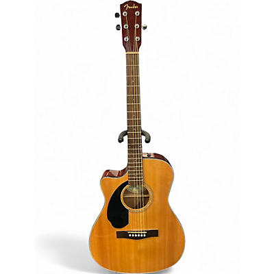 Used Fender CC60SCE LH Natural Acoustic Electric Guitar