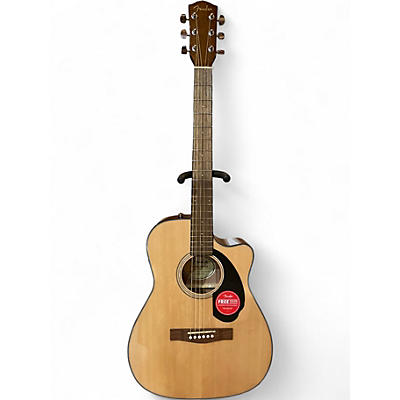 Used Fender CC60SCE Natural Acoustic Electric Guitar