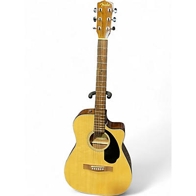 Used Fender CC60SCE Natural Acoustic Electric Guitar